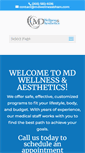 Mobile Screenshot of mdwellnessandaesthetics.com